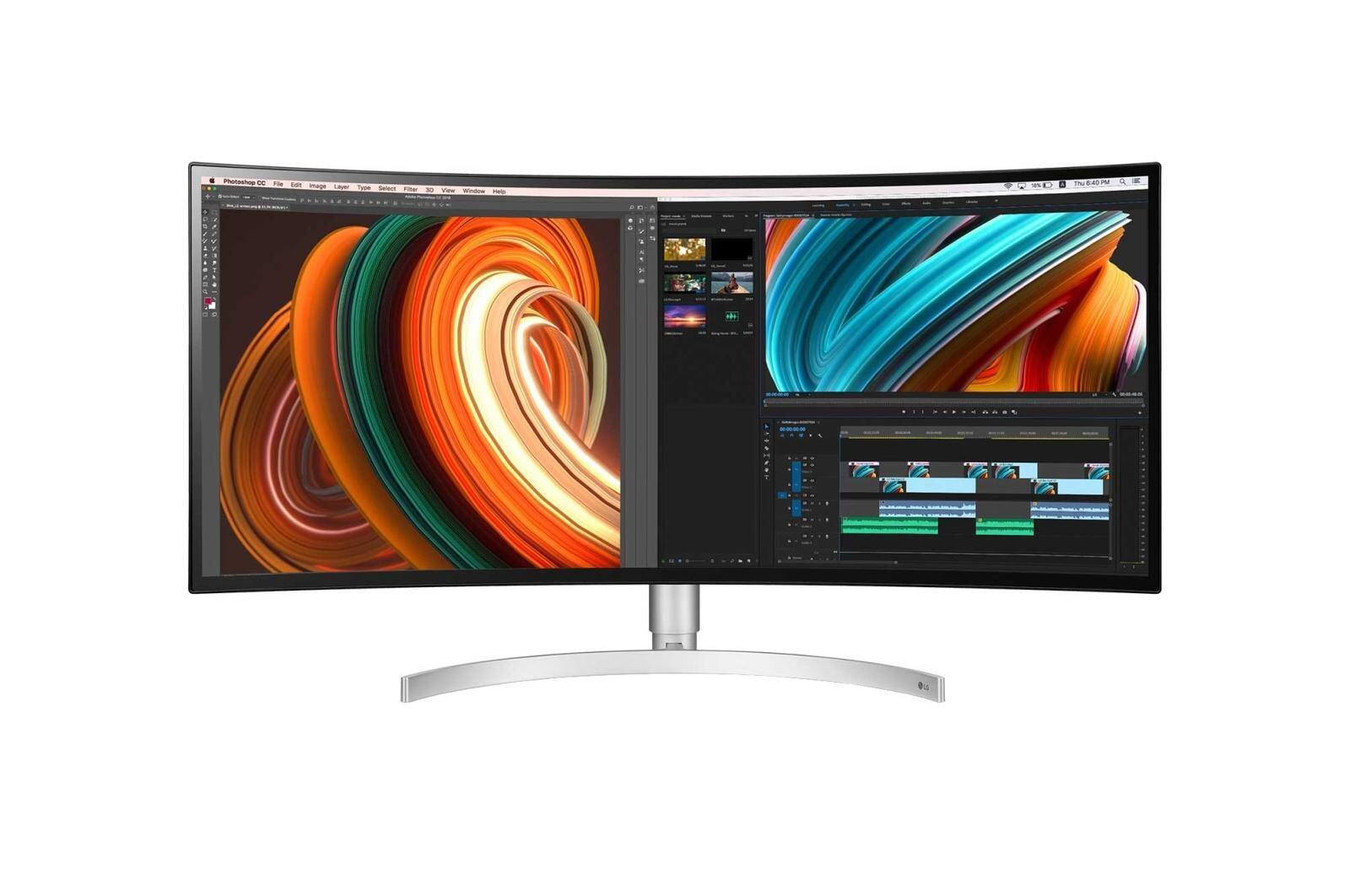 LG 34 inch Class Curved 21:9 UltraWide ®QHD (3440 x 1440) Nano IPS Monitor  (34 inch Diagonal)